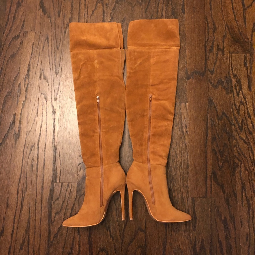 Suede Over the Knee Boot